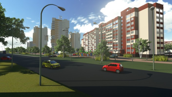 Вид микрорайона изображение 1